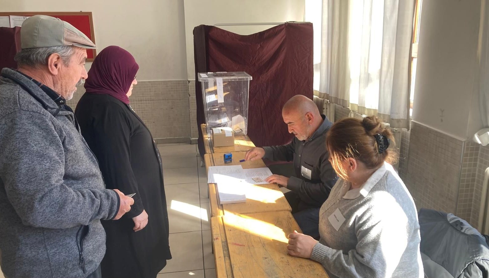 Konya’da çifte vatandaşlar sandık başında